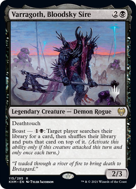 Varragoth, Bloodsky Sire (Promo Pack) [Kaldheim Promos] - Evolution TCG