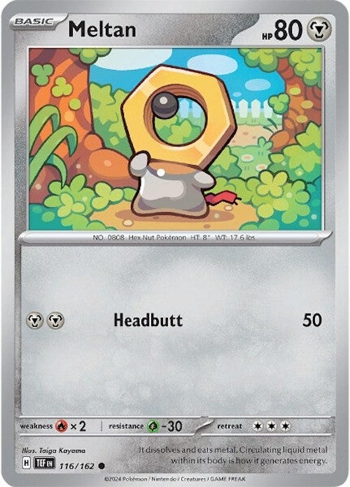 Meltan (116/162) [Scarlet & Violet: Temporal Forces] - Evolution TCG
