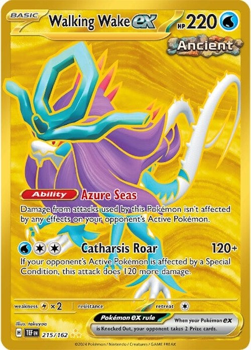 Walking Wake ex (215/162) [Scarlet & Violet: Temporal Forces] - Evolution TCG