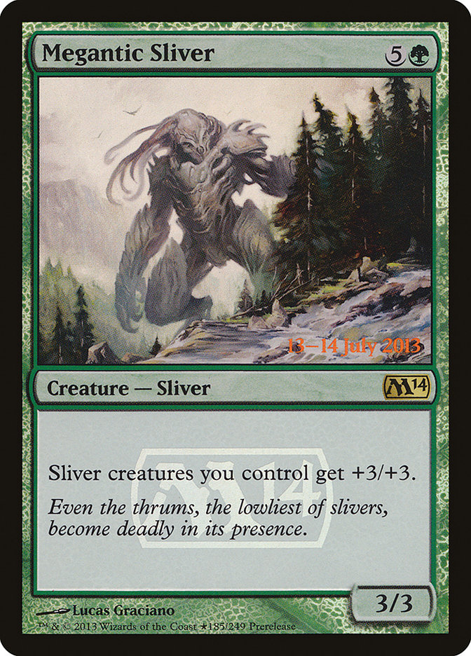 Megantic Sliver [Magic 2014 Prerelease Promos] - Evolution TCG
