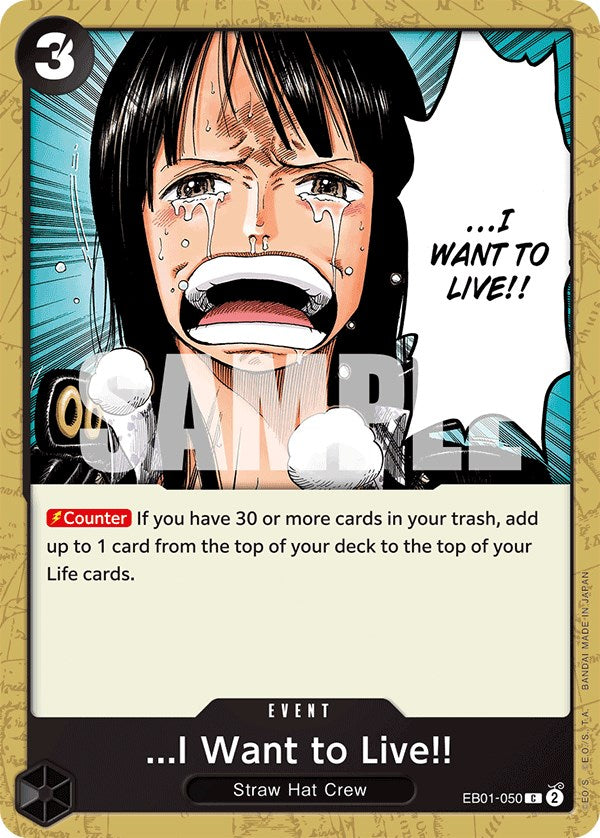 ...I Want to Live!! [Extra Booster: Memorial Collection] - Evolution TCG