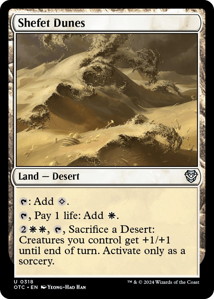 Shefet Dunes [Outlaws of Thunder Junction Commander] - Evolution TCG