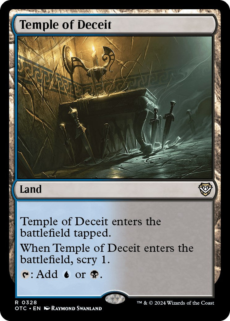 Temple of Deceit [Outlaws of Thunder Junction Commander] - Evolution TCG