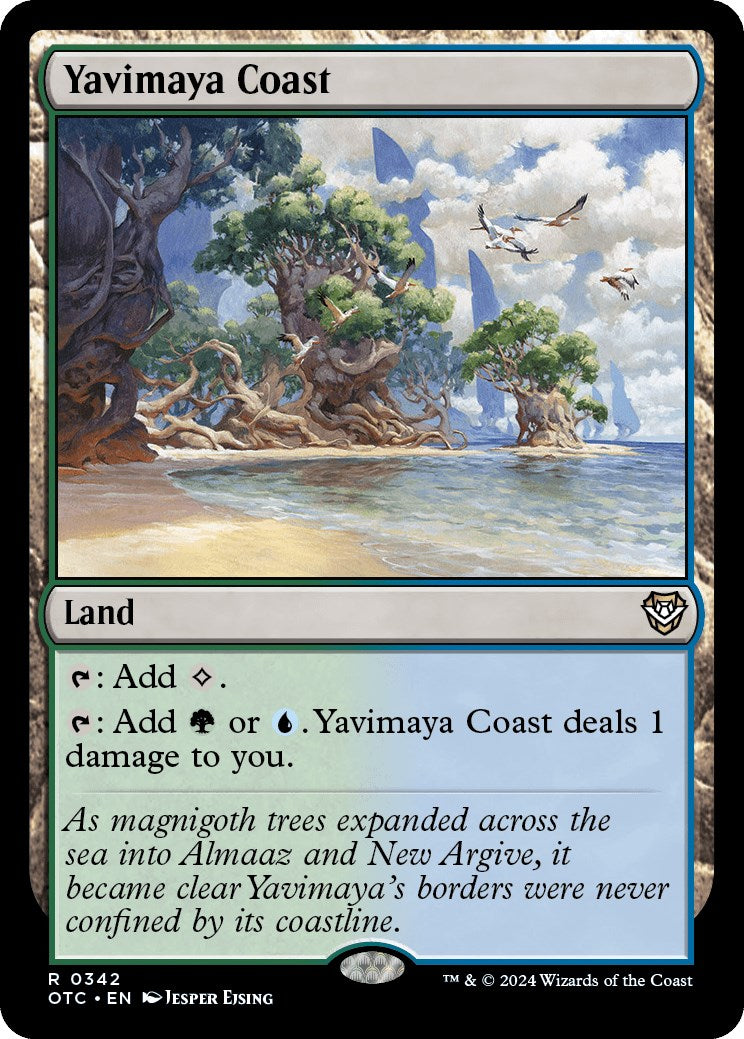 Yavimaya Coast [Outlaws of Thunder Junction Commander] - Evolution TCG