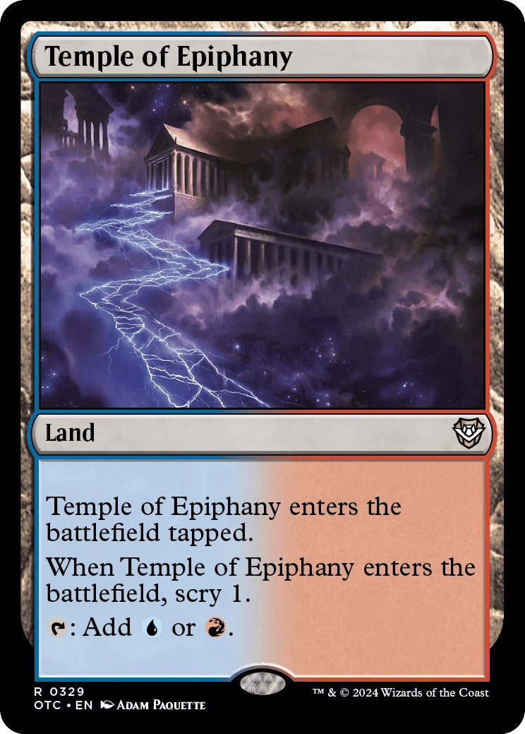 Temple of Epiphany [Outlaws of Thunder Junction Commander] - Evolution TCG