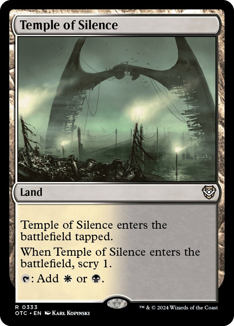 Temple of Silence [Outlaws of Thunder Junction Commander] - Evolution TCG