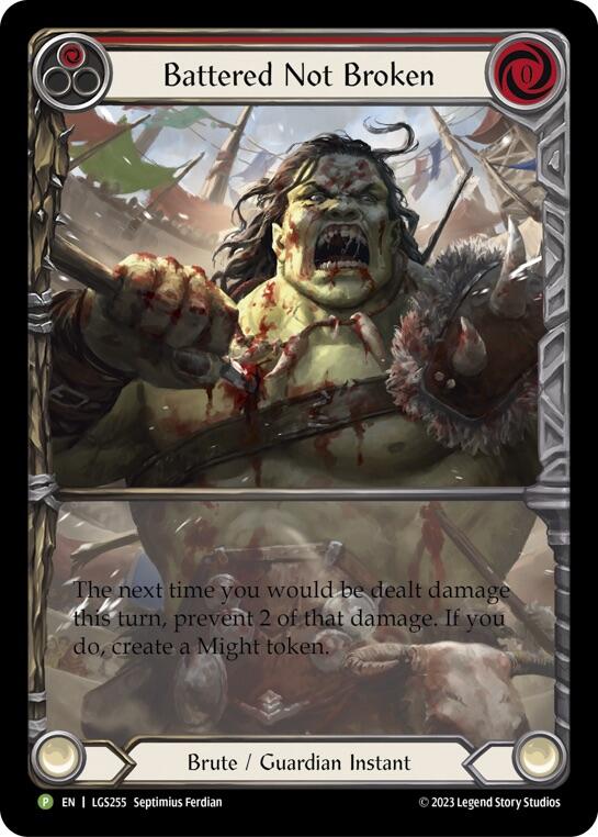 Battered Not Broken [LGS255] (Promo)  Rainbow Foil - Evolution TCG