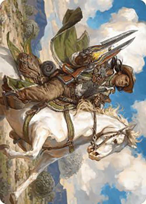 Wylie Duke, Atiin Hero Art Card [Outlaws of Thunder Junction Art Series] - Evolution TCG