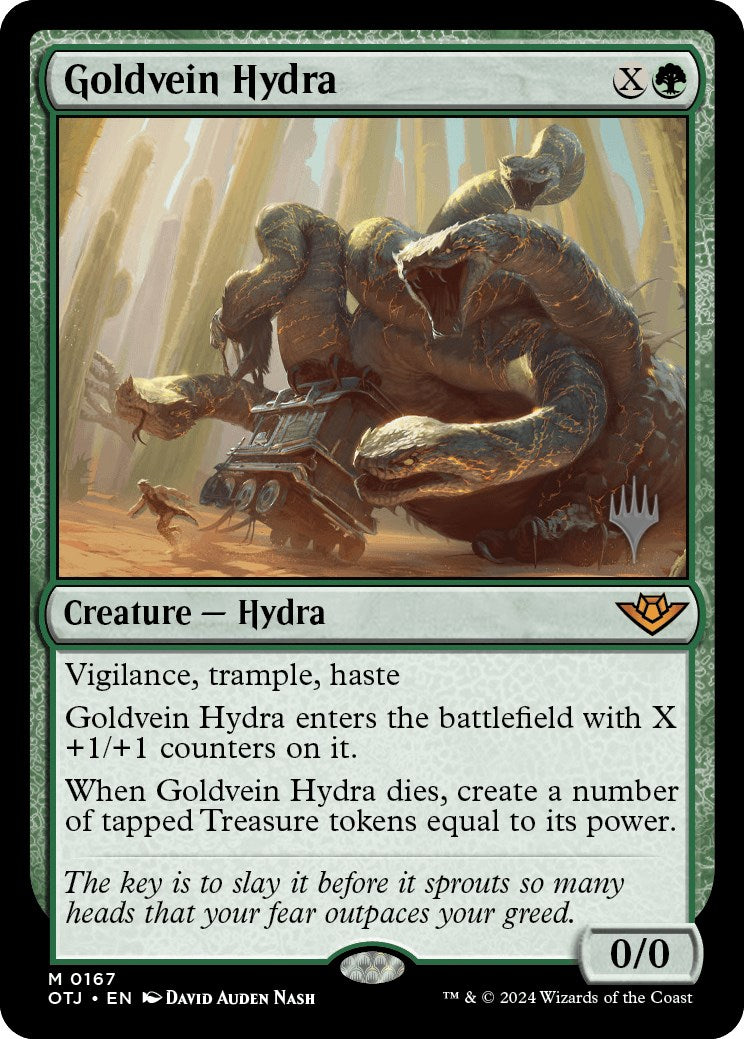 Goldvein Hydra (Promo Pack) [Outlaws of Thunder Junction Promos] - Evolution TCG
