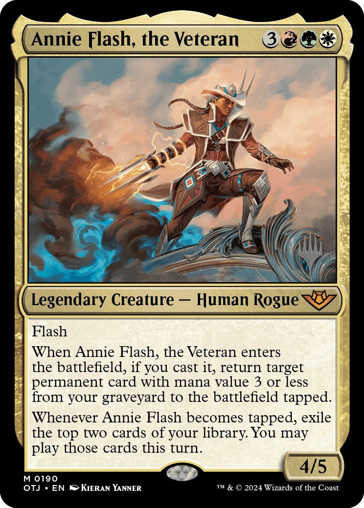 Annie Flash, the Veteran (Promo Pack) [Outlaws of Thunder Junction Promos] - Evolution TCG