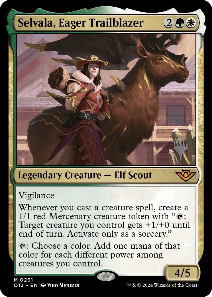 Selvala, Eager Trailblazer (Promo Pack) [Outlaws of Thunder Junction Promos] - Evolution TCG