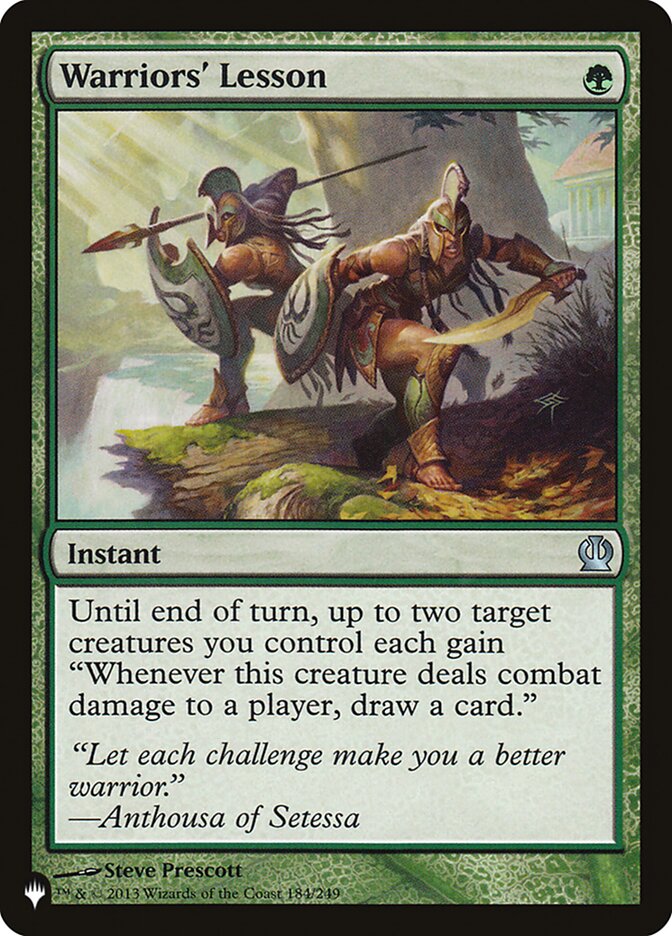 Warriors' Lesson [The List] - Evolution TCG