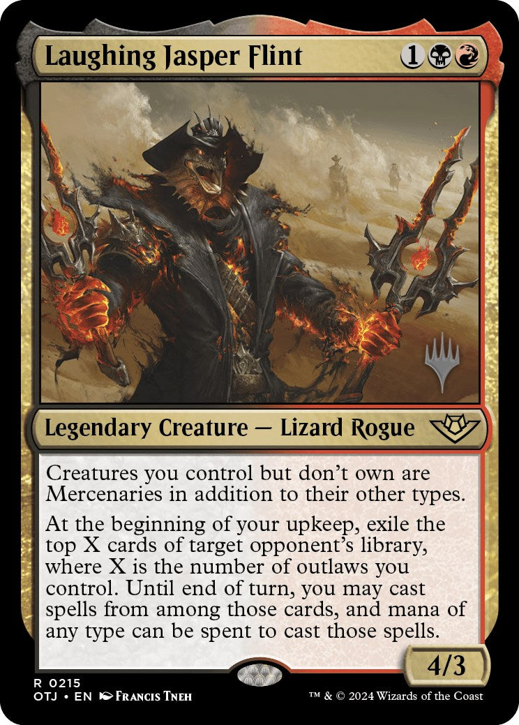 Laughing Jasper Flint (Promo Pack) [Outlaws of Thunder Junction Promos] - Evolution TCG