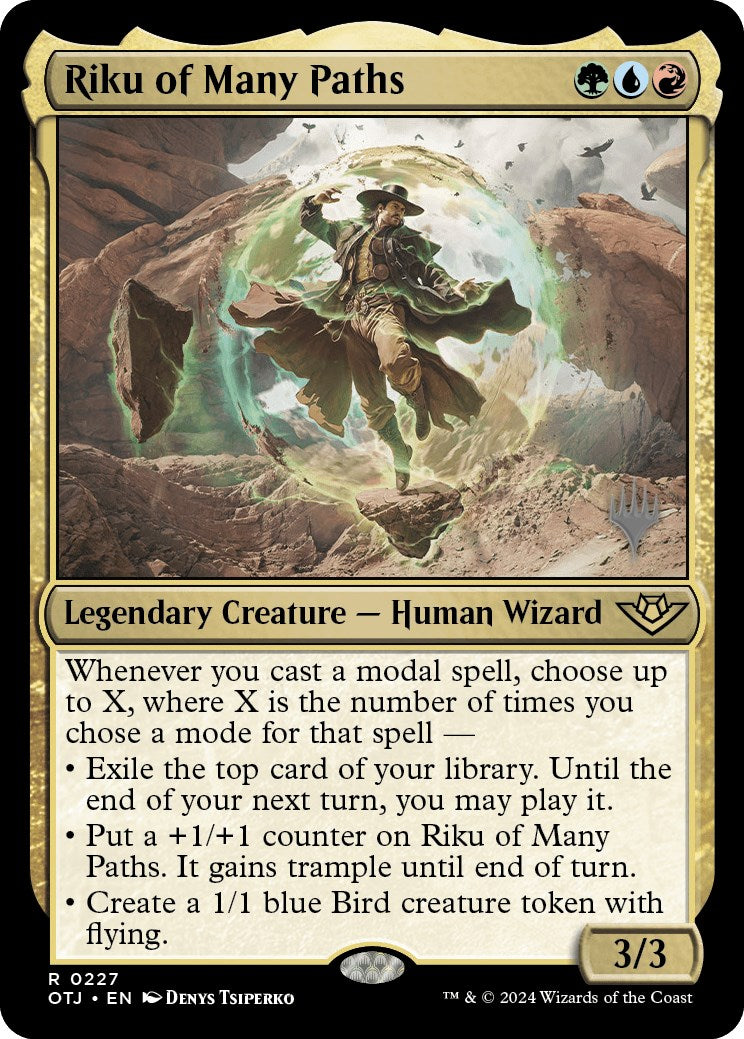 Riku of Many Paths (Promo Pack) [Outlaws of Thunder Junction Promos] - Evolution TCG