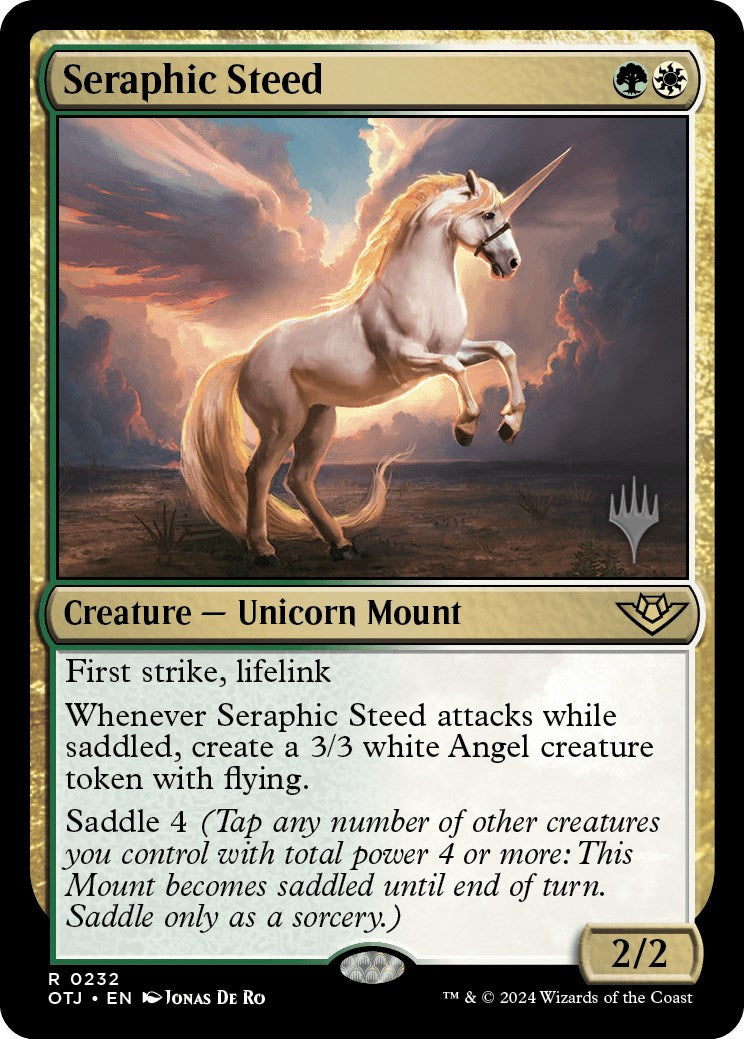 Seraphic Steed (Promo Pack) [Outlaws of Thunder Junction Promos] - Evolution TCG