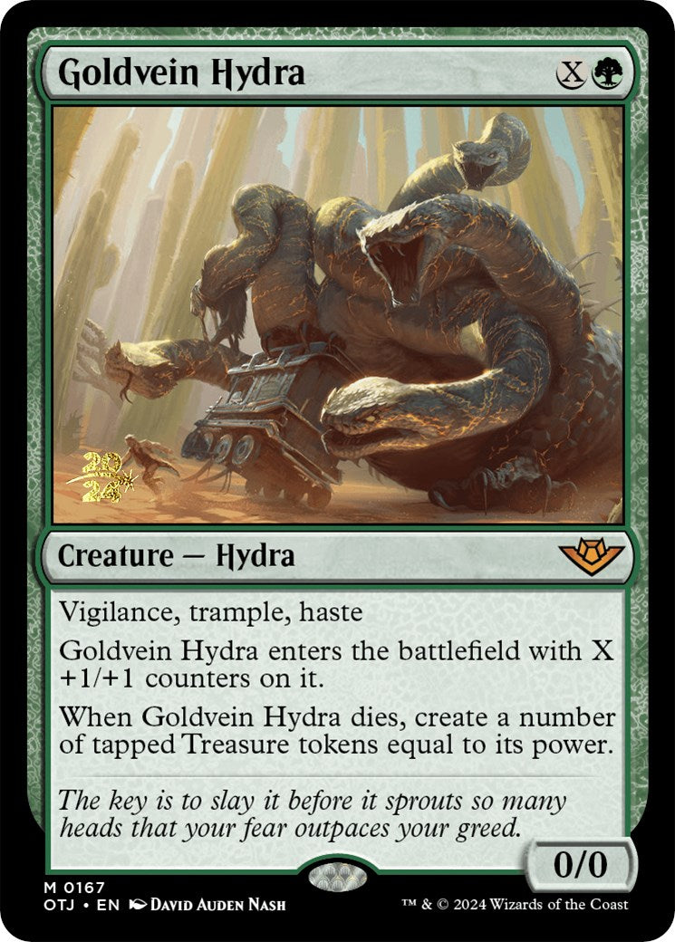 Goldvein Hydra [Outlaws of Thunder Junction Prerelease Promos] - Evolution TCG