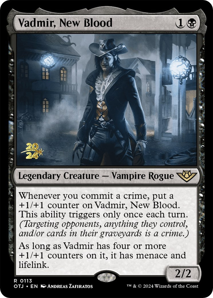 Vadmir, New Blood [Outlaws of Thunder Junction Prerelease Promos] - Evolution TCG