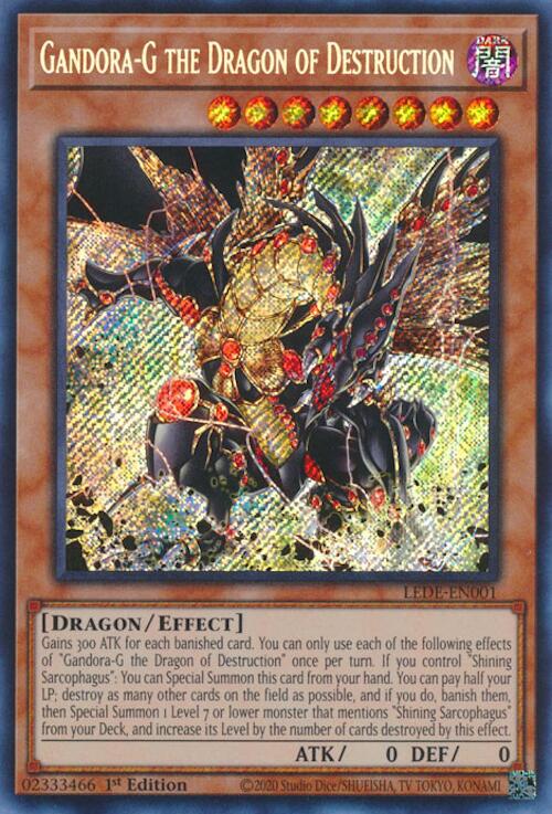 Gandora-G the Dragon of Destruction [LEDE-EN001] Secret Rare - Evolution TCG