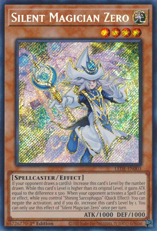 Silent Magician Zero [LEDE-EN003] Secret Rare - Evolution TCG