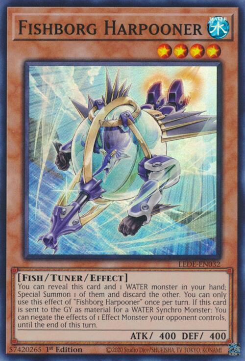 Fishborg Harpooner [LEDE-EN032] Super Rare - Evolution TCG