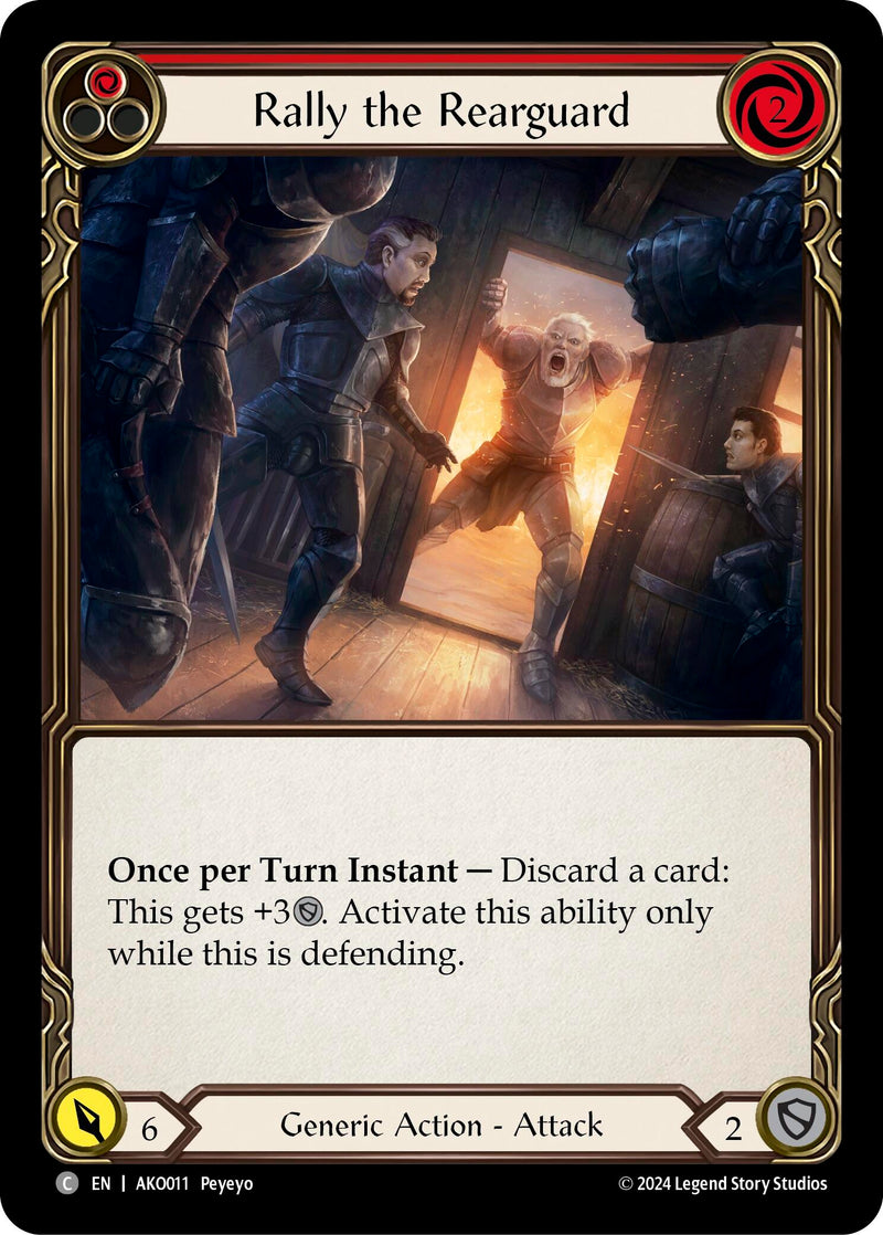 Rally the Rearguard (Red) [AKO011] (Armory Deck: Kayo) - Evolution TCG