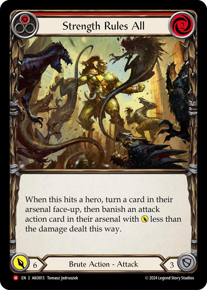 Strength Rules All [AKO013] (Armory Deck: Kayo) - Evolution TCG