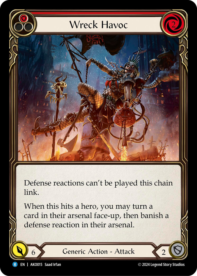 Wreck Havoc (Red) [AKO015] (Armory Deck: Kayo) - Evolution TCG