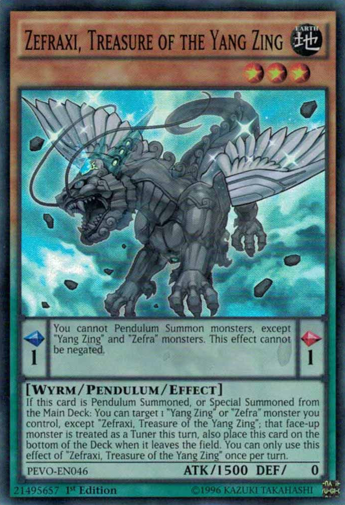 Zefraxi, Treasure of the Yang Zing [PEVO-EN046] Super Rare - Evolution TCG