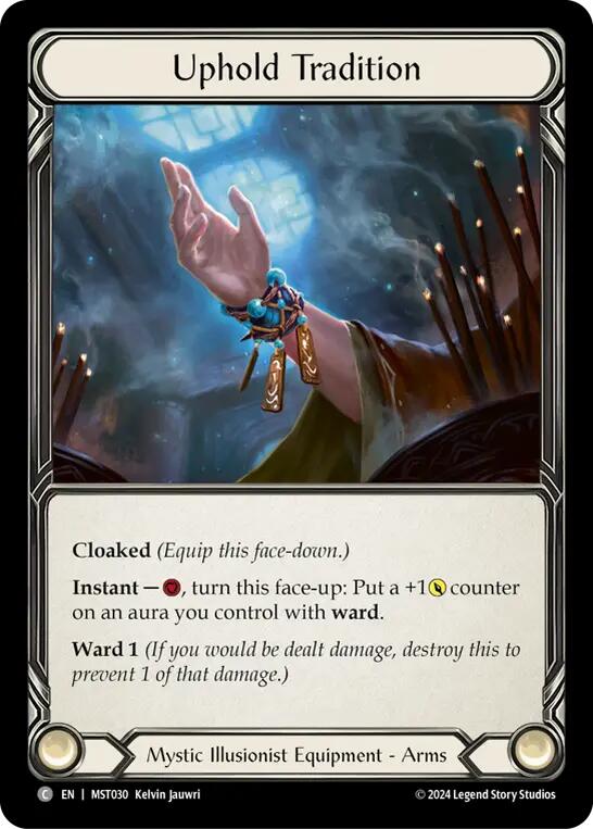 Uphold Tradition [MST030] (Part the Mistveil) - Evolution TCG