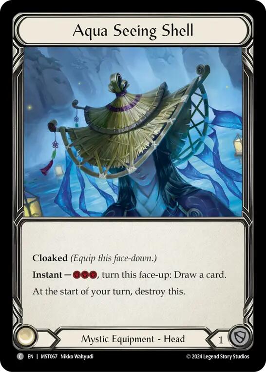 Aqua Seeing Shell [MST067] (Part the Mistveil) - Evolution TCG
