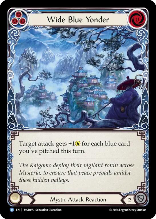 Wide Blue Yonder [MST085] (Part the Mistveil) - Evolution TCG