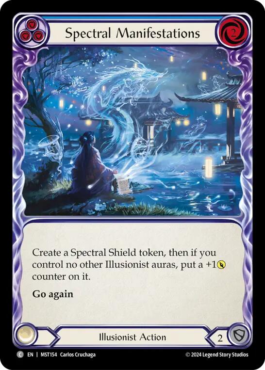 Spectral Manifestations (Blue) [MST154] (Part the Mistveil) - Evolution TCG