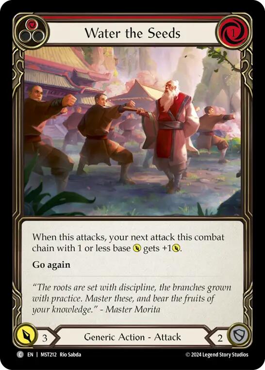 Water the Seeds (Red) [MST212] (Part the Mistveil) - Evolution TCG