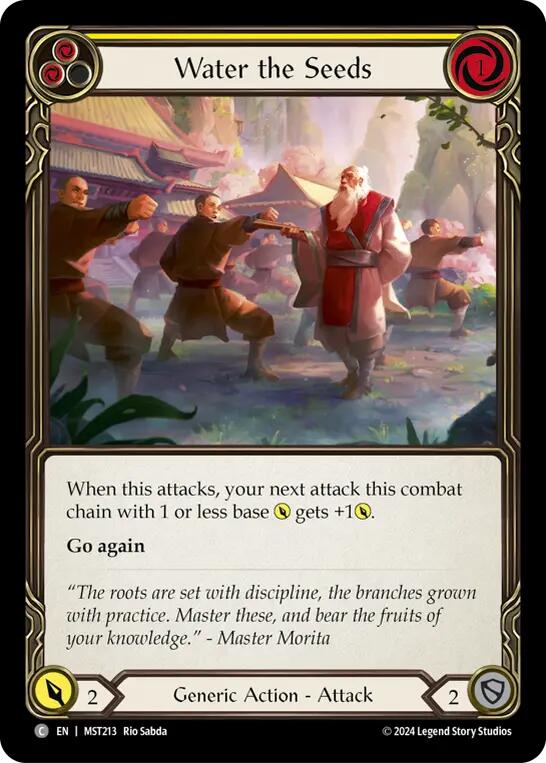 Water the Seeds (Yellow) [MST213] (Part the Mistveil) - Evolution TCG