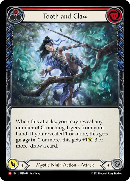Tooth and Claw [MST051] (Part the Mistveil) - Evolution TCG
