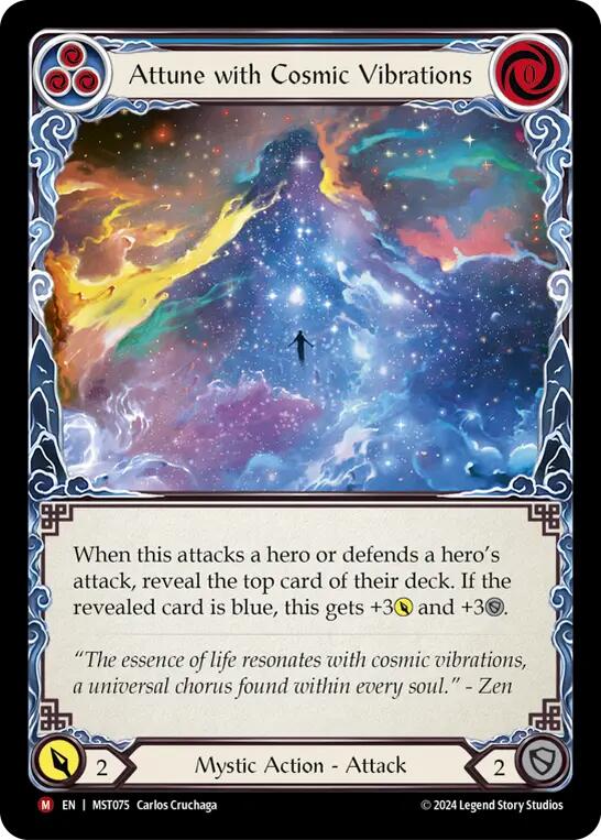 Attune with Cosmic Vibrations [MST075] (Part the Mistveil) - Evolution TCG