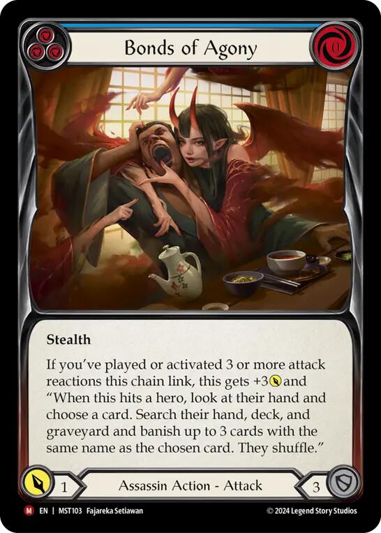 Bonds of Agony [MST103] (Part the Mistveil) - Evolution TCG
