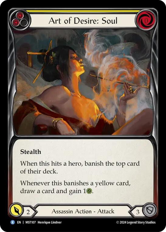 Art of Desire: Soul [MST107] (Part the Mistveil)  Rainbow Foil - Evolution TCG