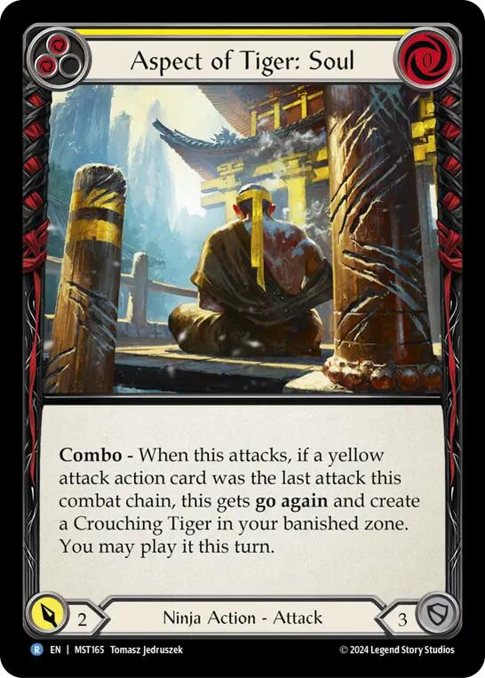 Aspect of Tiger: Soul [MST165] (Part the Mistveil) - Evolution TCG