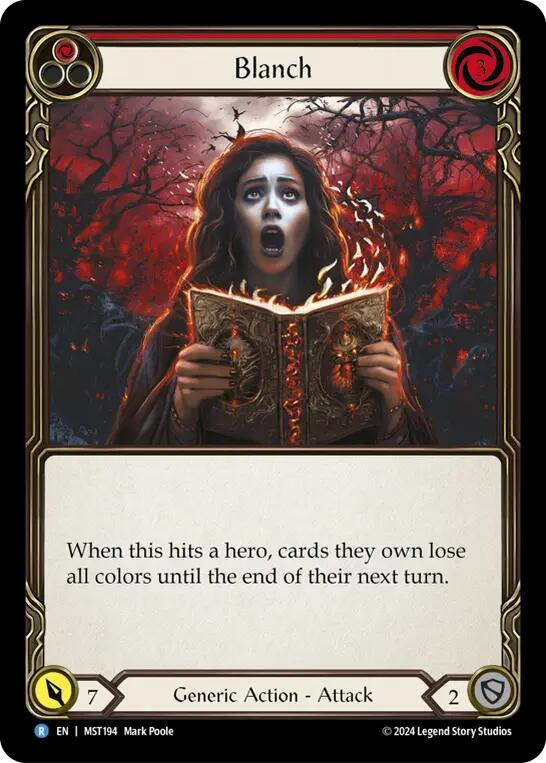 Blanch (Red) [MST194] (Part the Mistveil)  Rainbow Foil - Evolution TCG