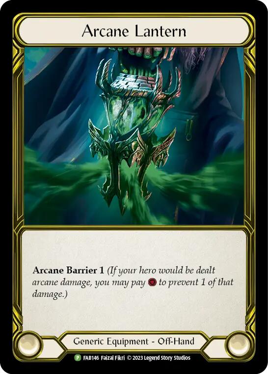 Arcane Lantern (Golden) [FAB146] (Promo)  Cold Foil - Evolution TCG
