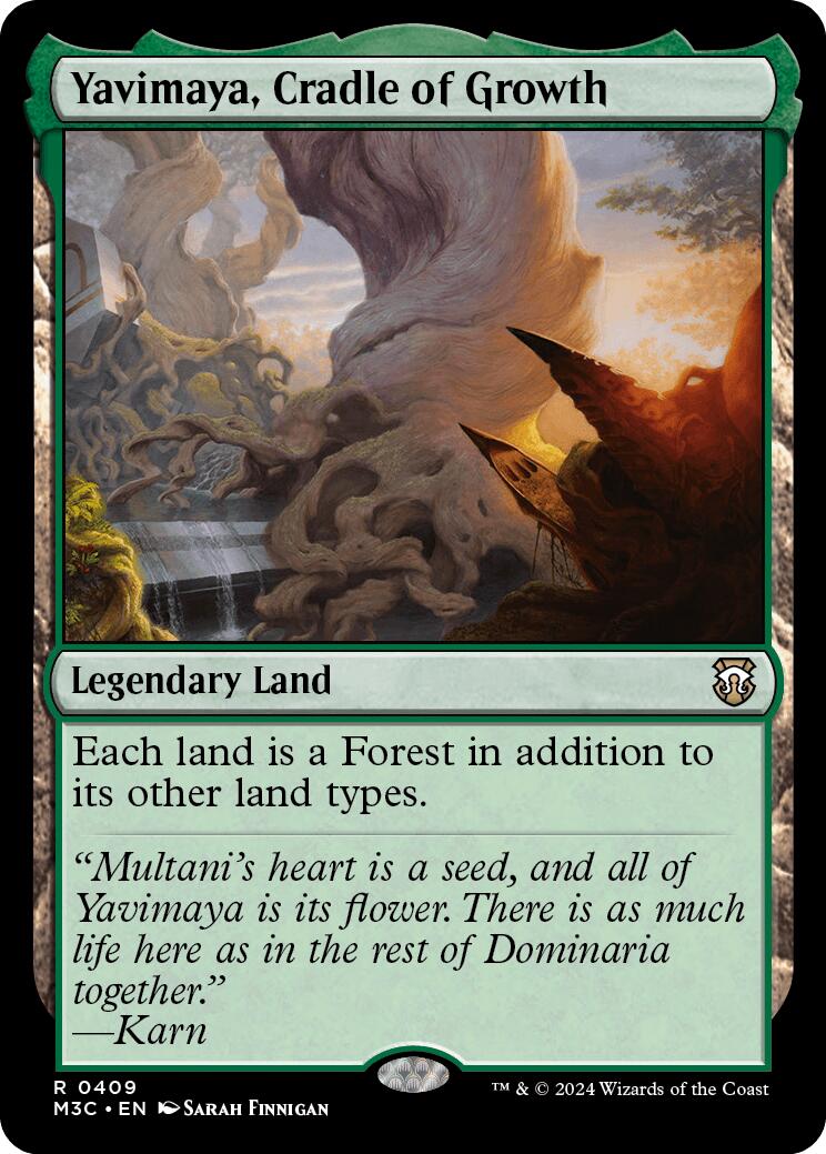 Yavimaya, Cradle of Growth [Modern Horizons 3 Commander] - Evolution TCG