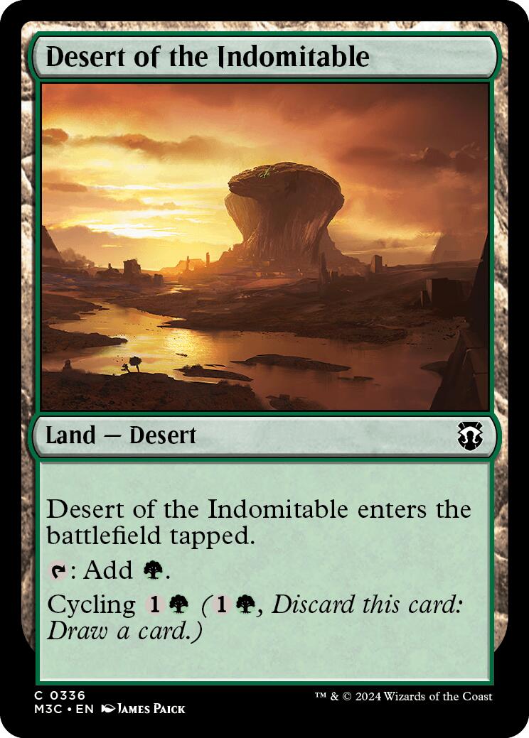 Desert of the Indomitable [Modern Horizons 3 Commander] - Evolution TCG