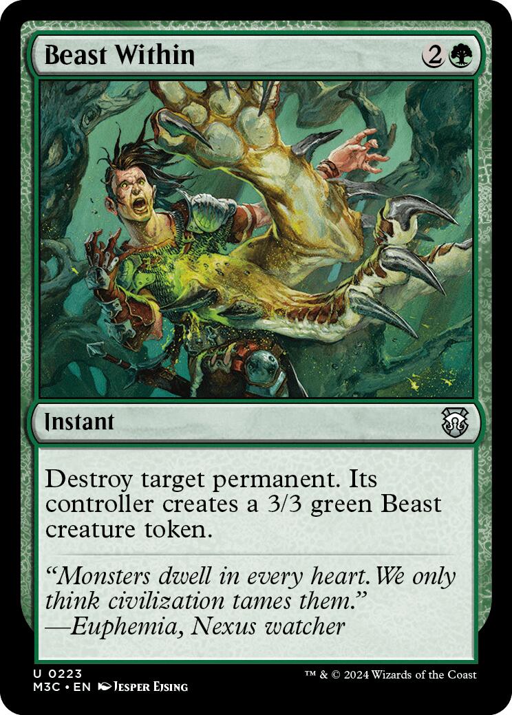 Beast Within [Modern Horizons 3 Commander] - Evolution TCG