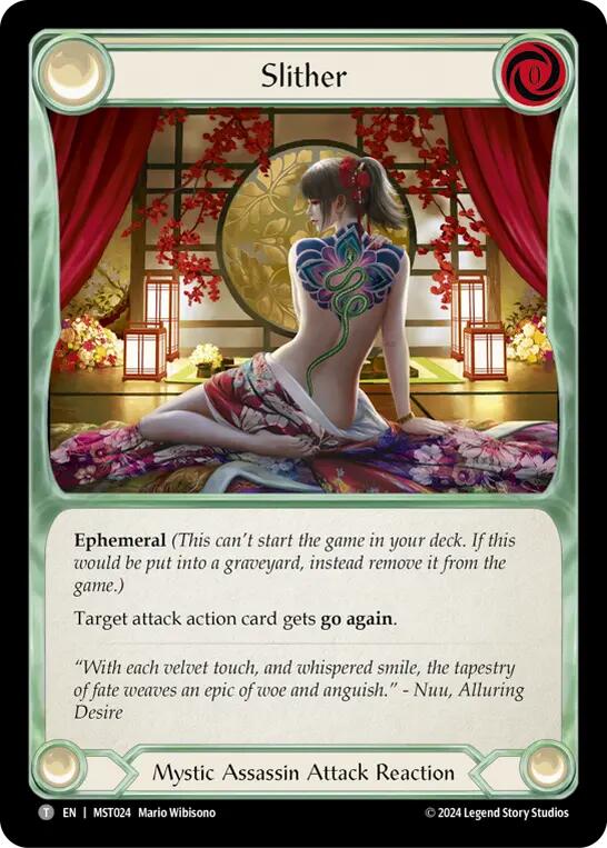 Slither // Enigma [MST024//MST026] (Part the Mistveil) - Evolution TCG
