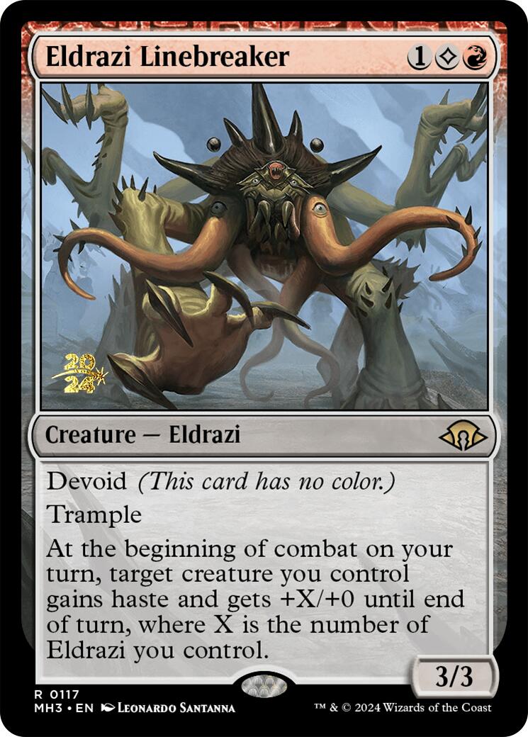 Eldrazi Linebreaker [Modern Horizons 3 Prerelease Promos] - Evolution TCG
