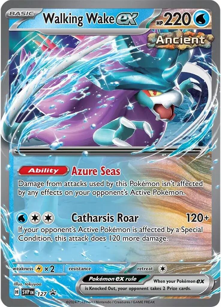 Walking Wake ex (127) [Scarlet & Violet: Black Star Promos] - Evolution TCG
