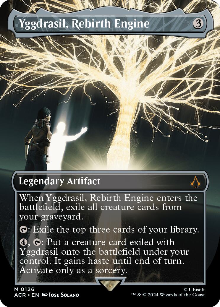 Yggdrasil, Rebirth Engine (Borderless) [Assassin's Creed] - Evolution TCG