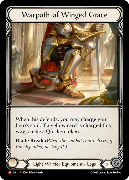 Warpath of Winged Grace [ASB006] (Armory Deck: Boltyn)  Rainbow Foil - Evolution TCG