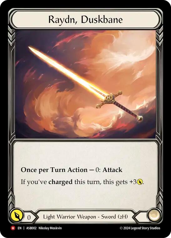 Raydn, Duskbane [ASB002] (Armory Deck: Boltyn) - Evolution TCG